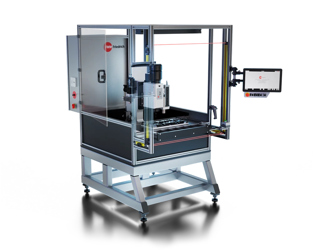 CNC-Nietmaschine mit festem Maschinentisch - FMW Friedrich